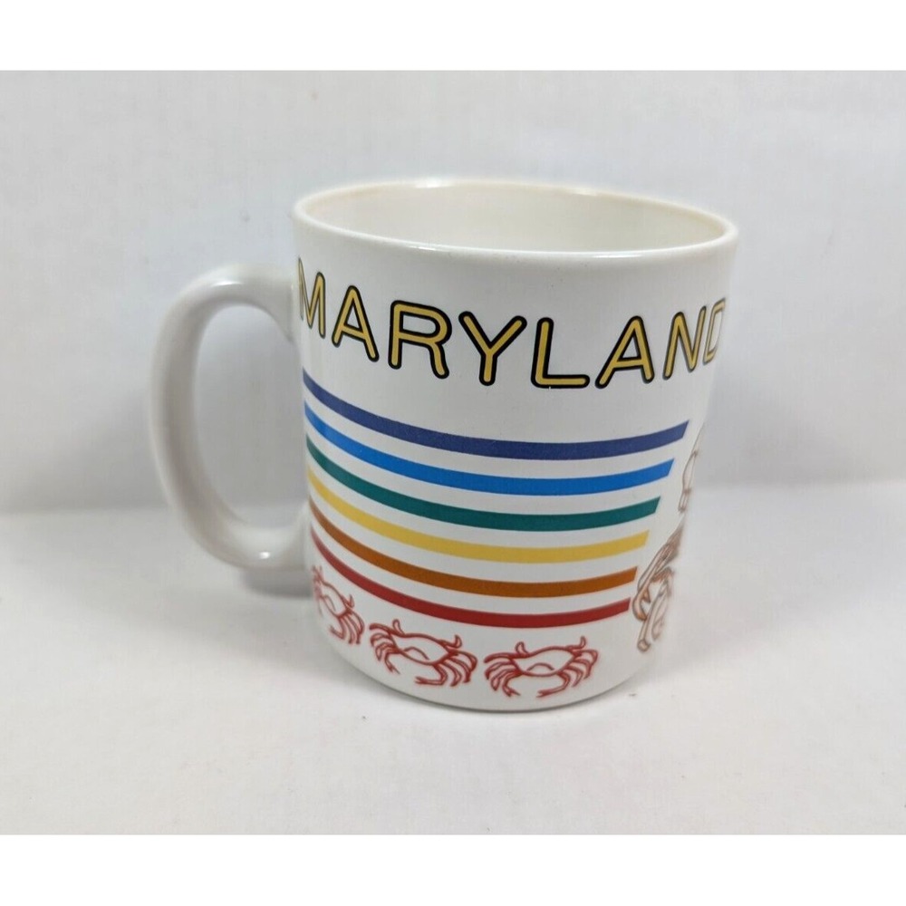 Maryland is‎ for Crabs Mug Gay Pride Rainbow Coffee Tea